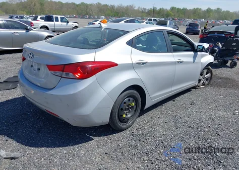 2013 Hyundai Elantra Gls from USA, damaged, VIN KMHDH4AE5DU755389